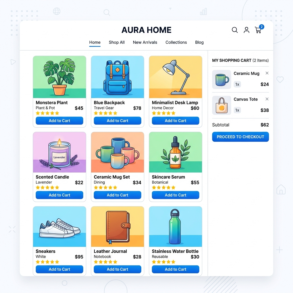Online shopping e-commerce
